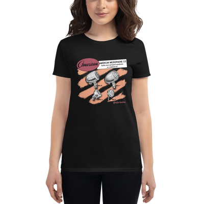 Women's American Company Microphone T-Shirt
