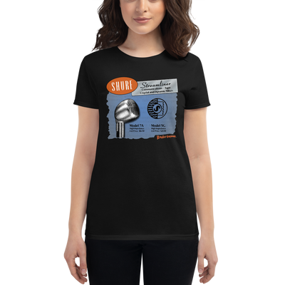 Women's Shure Streamliner Microphone T-shirt