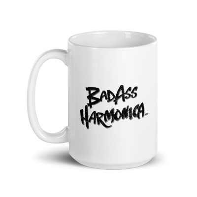 BadAss Harmonica retro logo Mug (15oz)