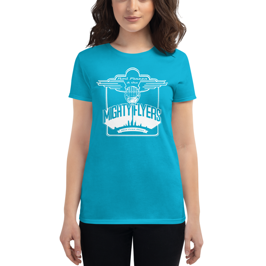Women's Rod Piazza & Mighty Flyers T-shirt (Blue)