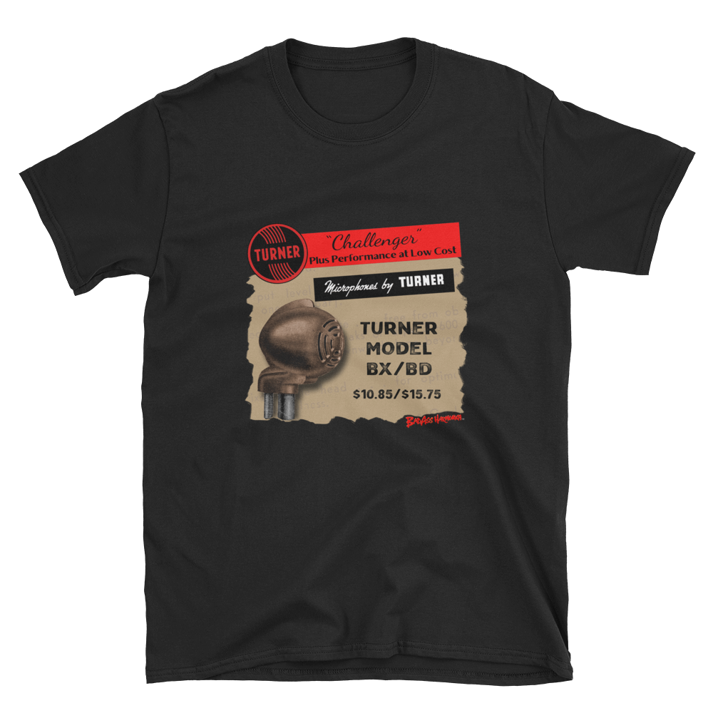 Turner microphone t-shirt