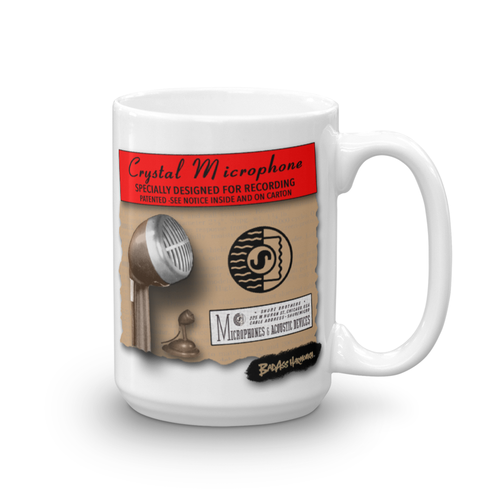 Crystasl Microphone Coffee Mug