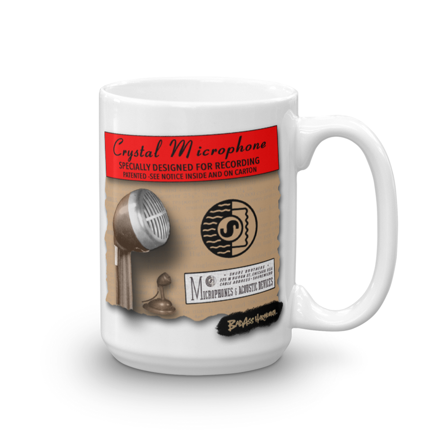 Crystasl Microphone Coffee Mug