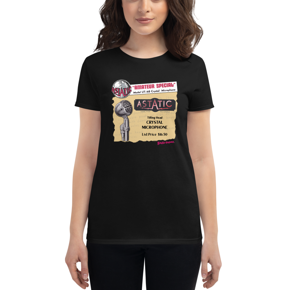 Women's Astatic UT-48 Microphone T-shirt
