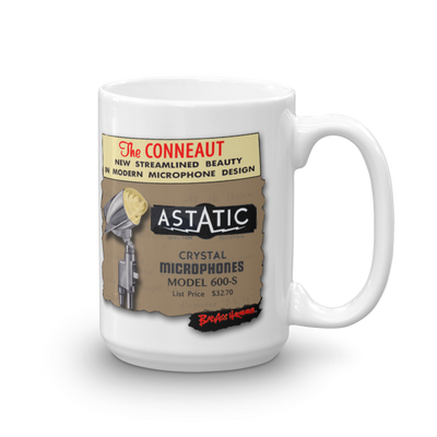 Astatic microphone coffee cup