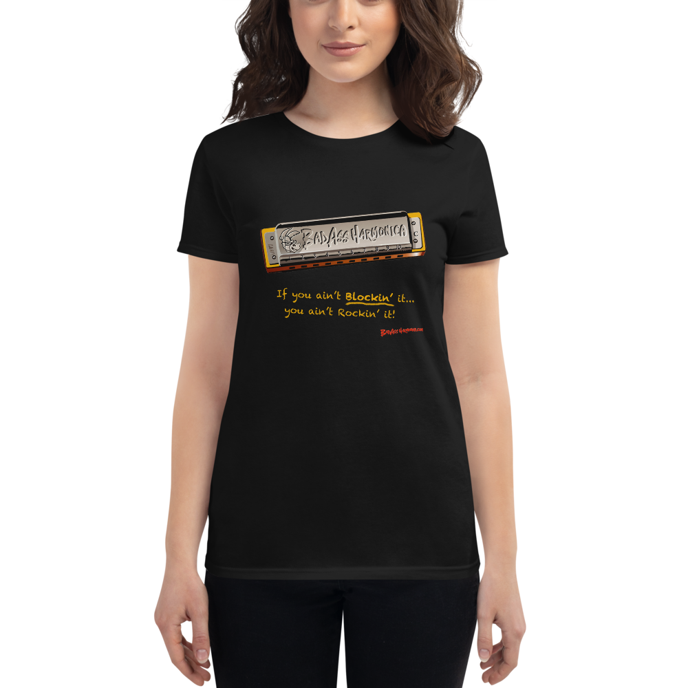 Women's Blockin' It Harmonica T-shirt
