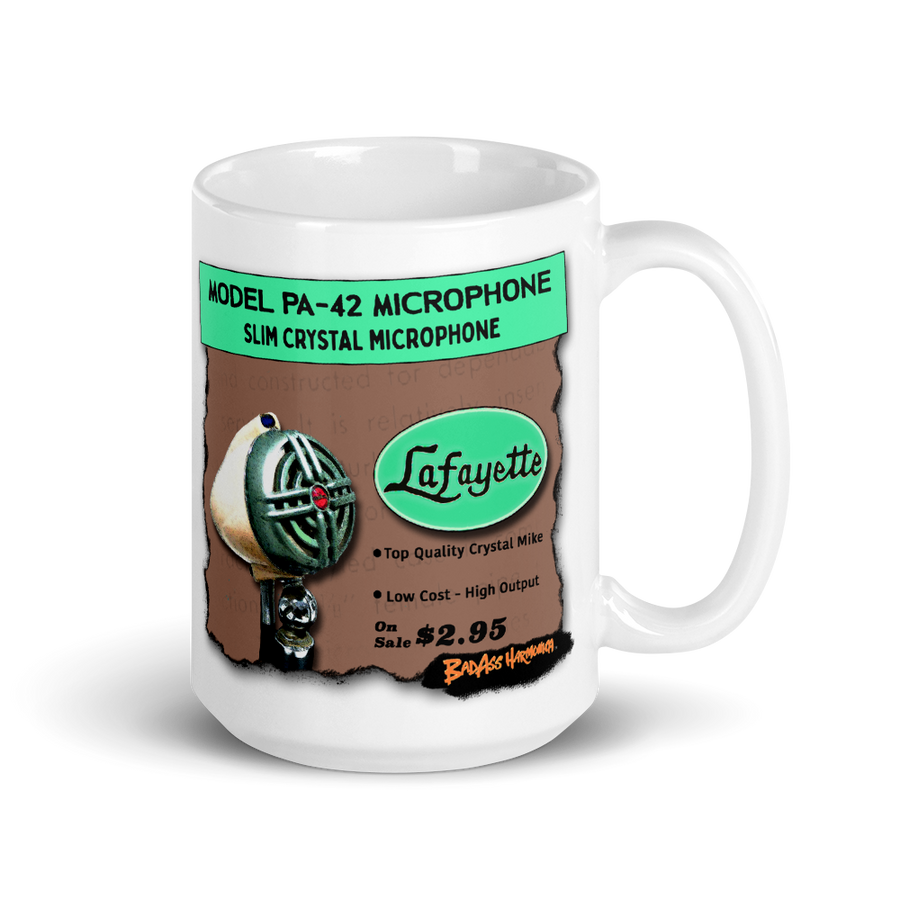 Lafayette PA42 Microphone 15oz Mug