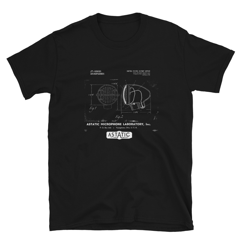 Astatic JT-30 Patent Microphone T-shirt