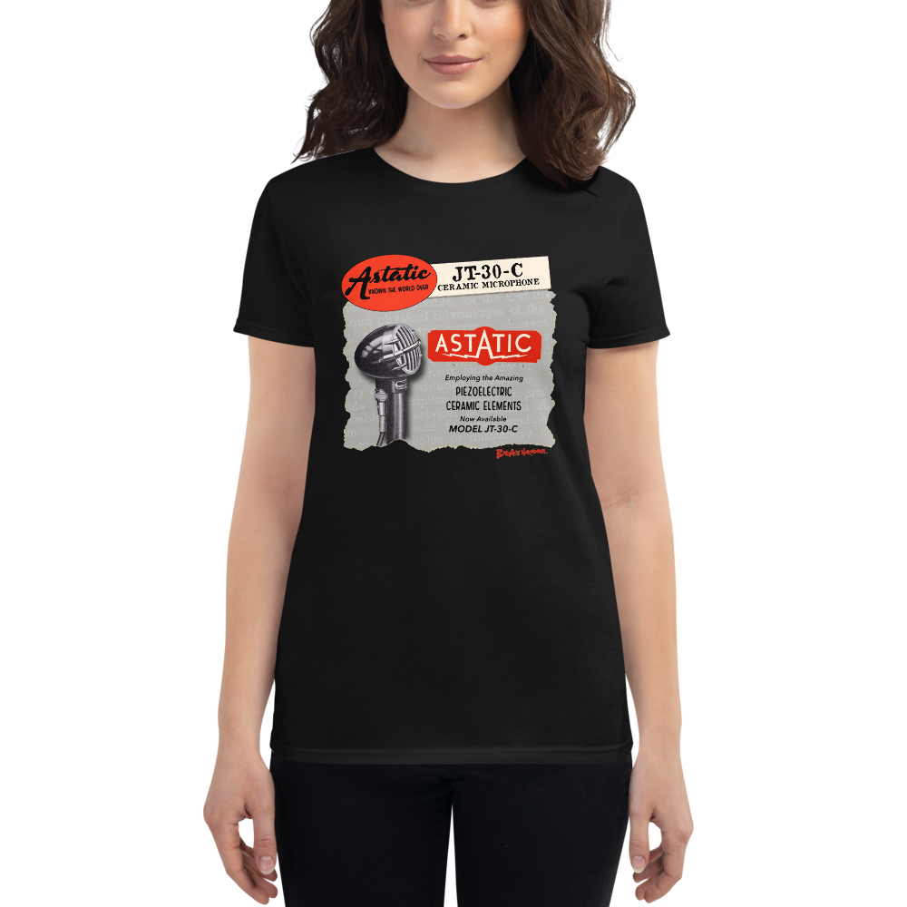Women's Astatic JT-30-C Microphone T-shirt