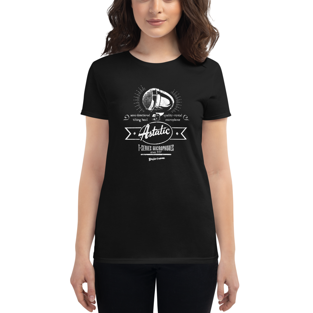 Women's Astatic T-3 Retro Microphone T-shirt