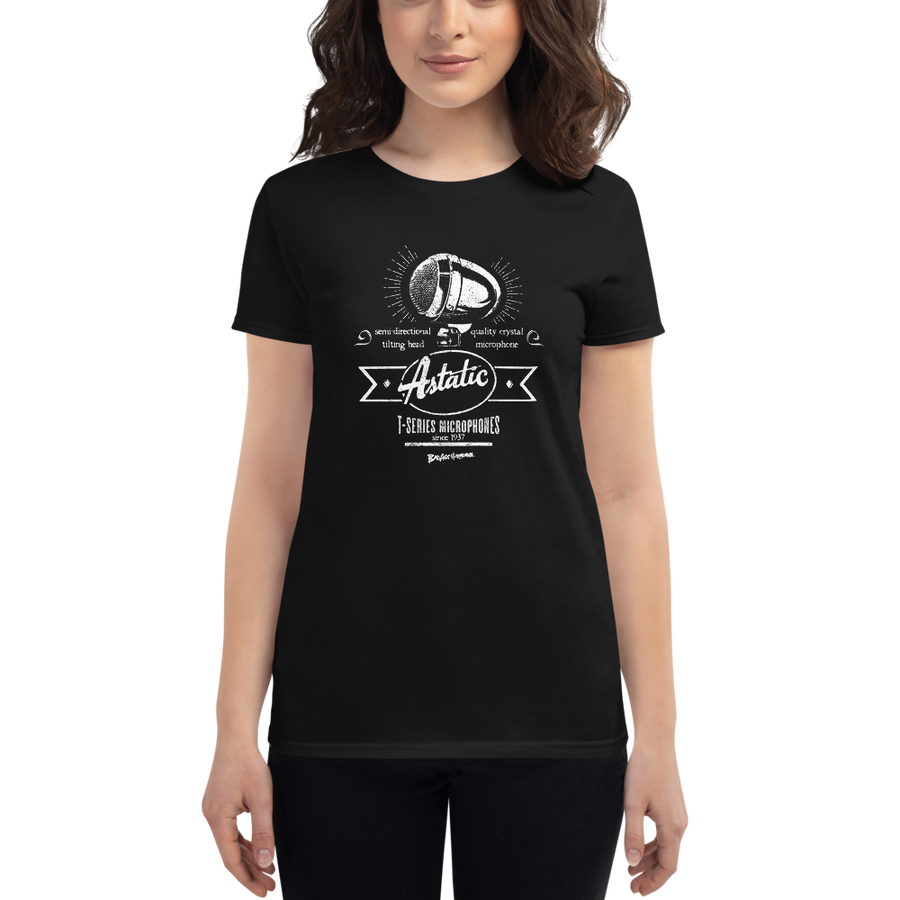 Women's Astatic T-3 Retro Microphone T-shirt