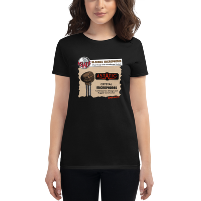 Women's Astatic W-Series Microphone T-shirt