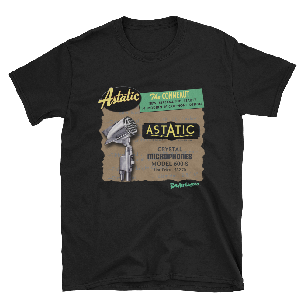 Astatic 600 Microphone T-shirt #1