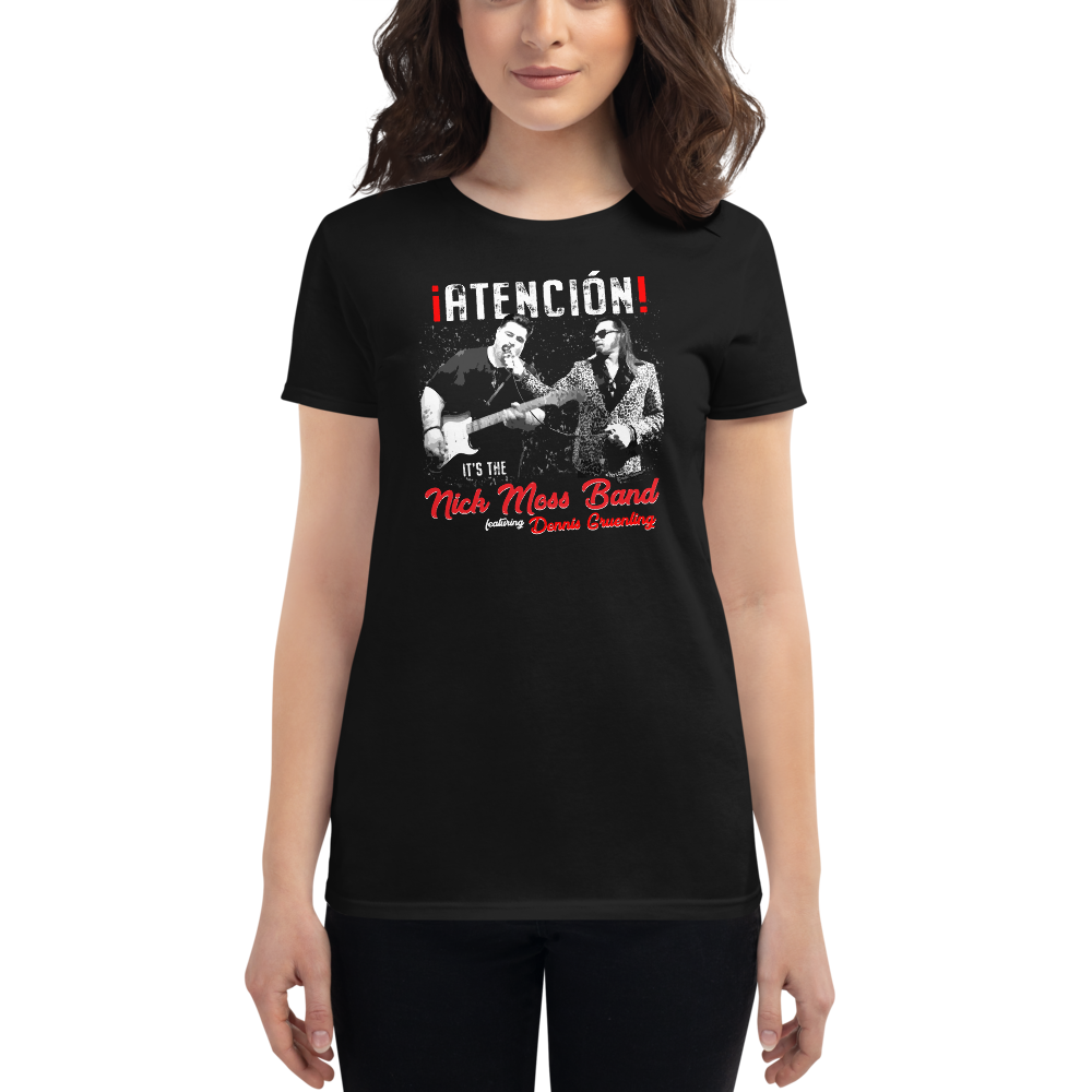 Women's Nick Moss & Dennis Gruenling "Atencion" T-shirt