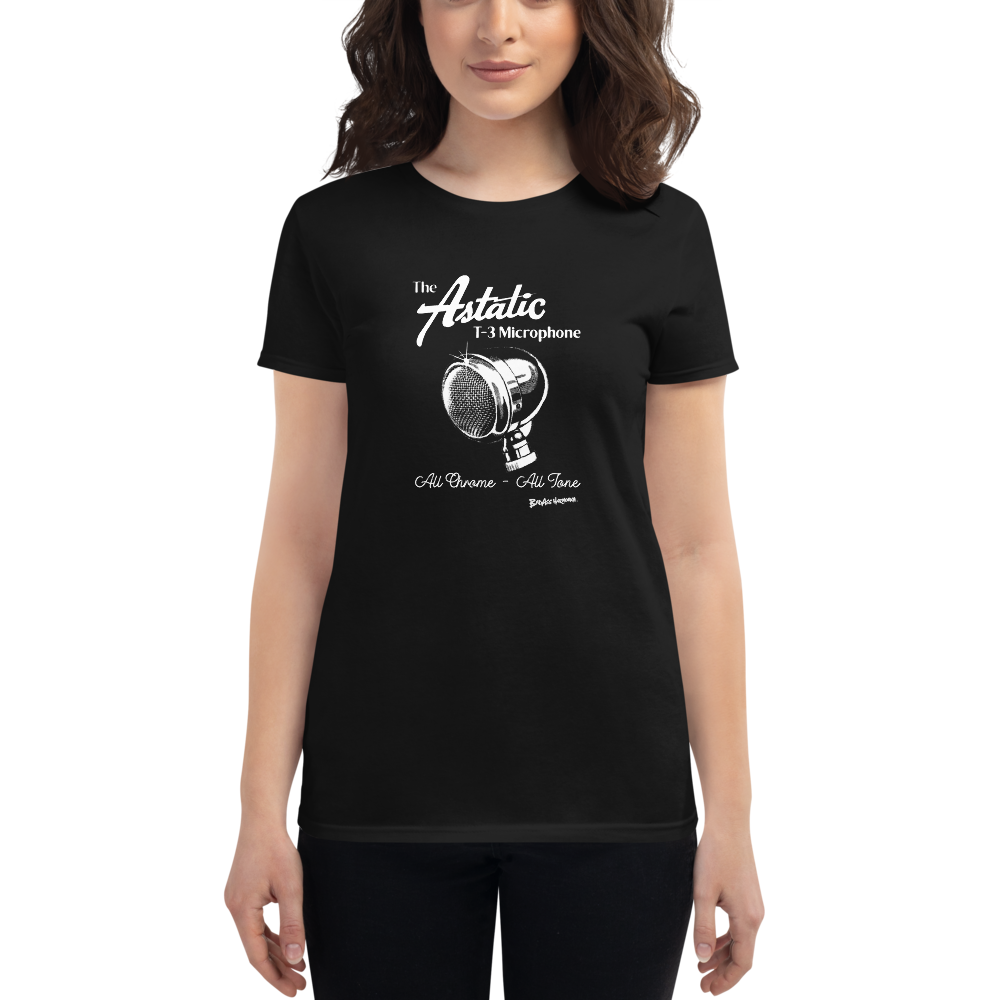 Women's Astatic T-3 "All Chrome" Microphone T-shirt