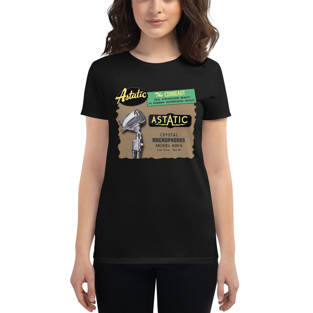 Women's Astatic 600 Microphone T-shirt #1