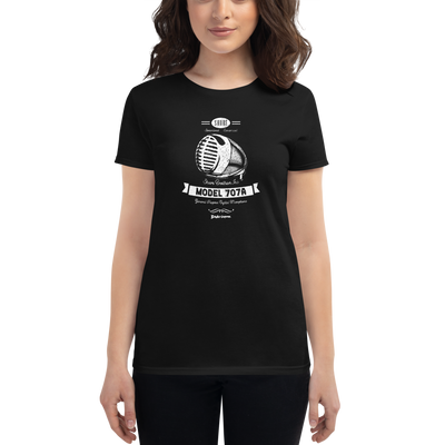 Women's Shure 707A Retro Microphone T-shirt