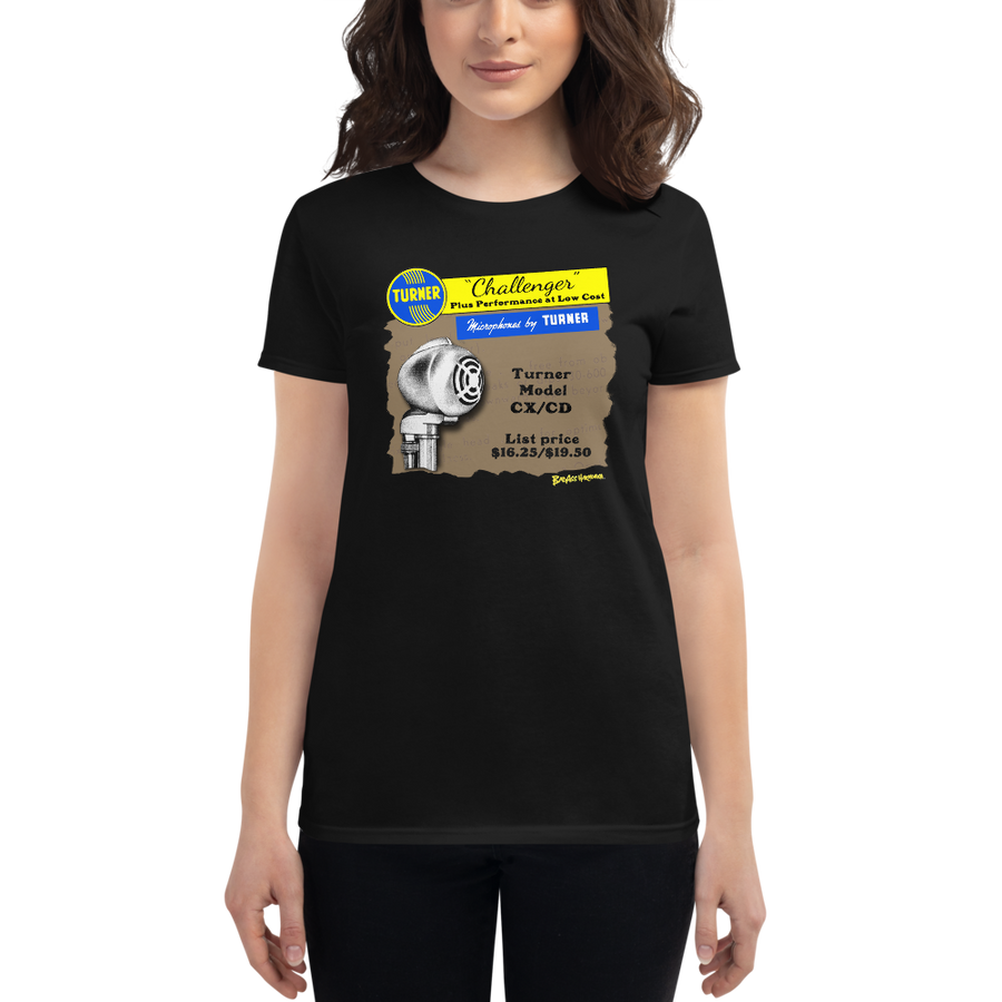 Women's Turner Challenger CX/CD Microphone T-shirt