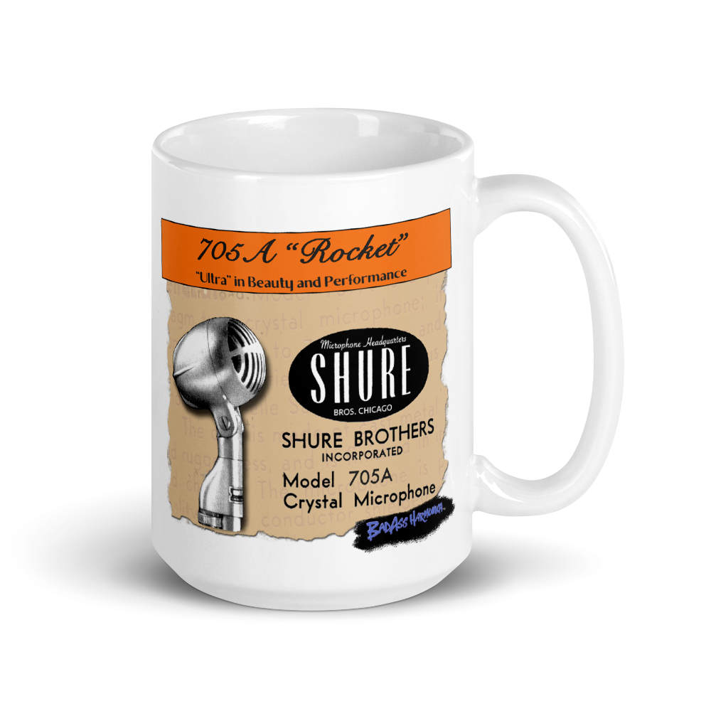 Shure 705 "Rocket" Big Coffee Mug (15oz)