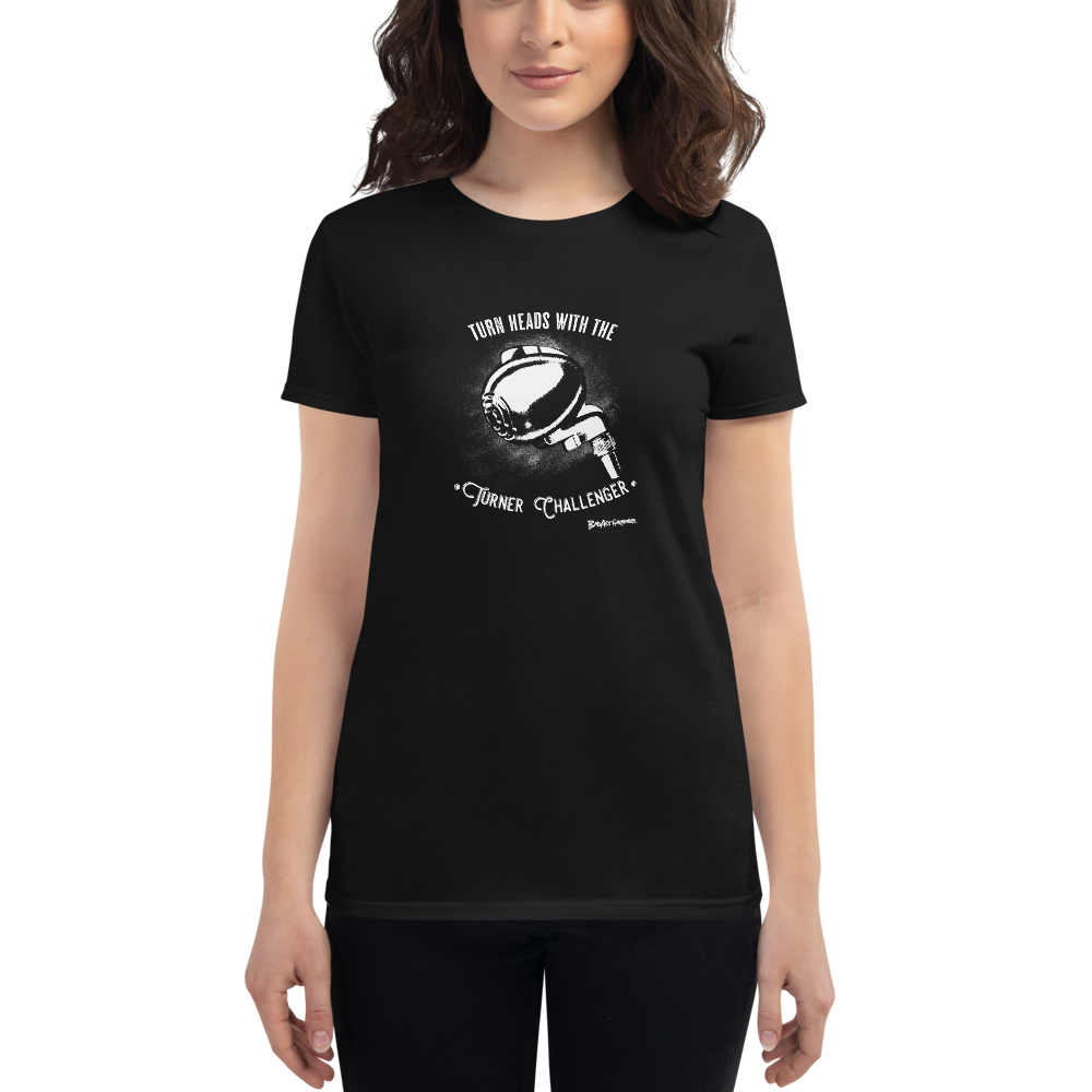 Women's Turner Challenger B&W Microphone T-shirt