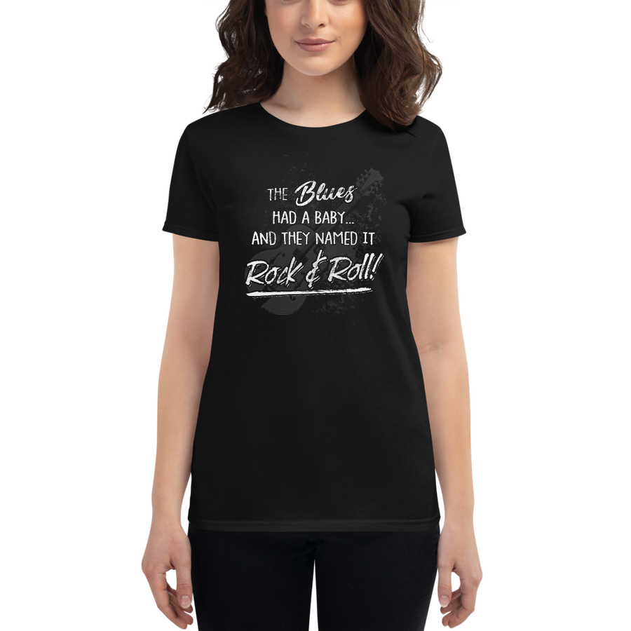 Women's Blues Had a Baby T-Shirt