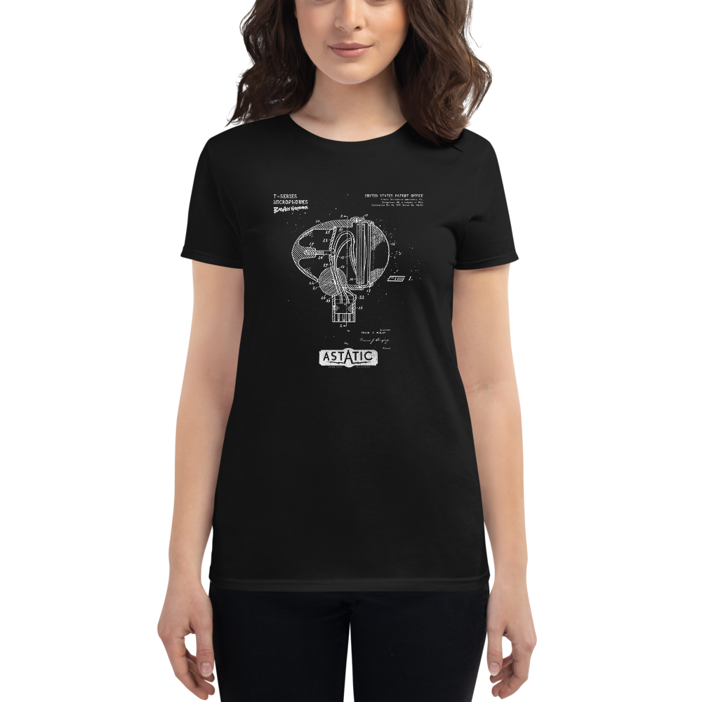 Women's Astatic T-3 Patent Microphone T-shirt