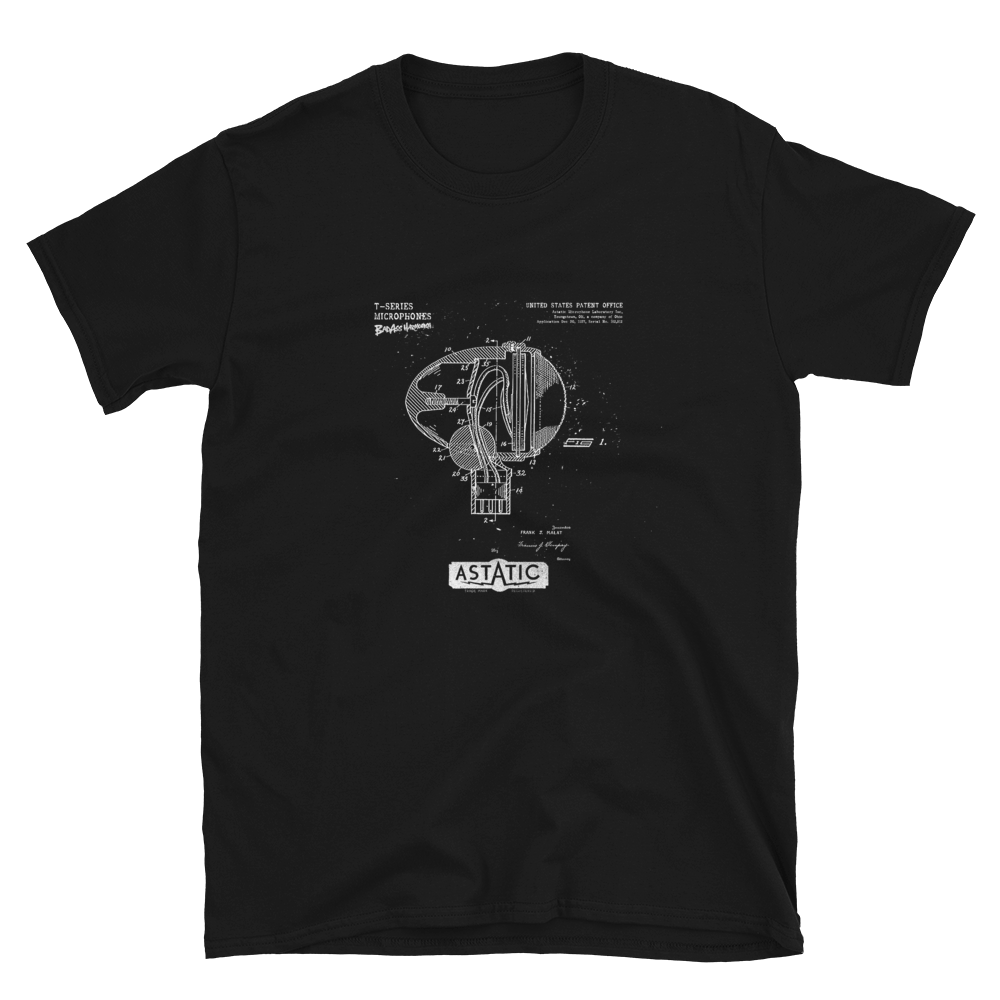 Astatic T-3 Patent Microphone T-shirt
