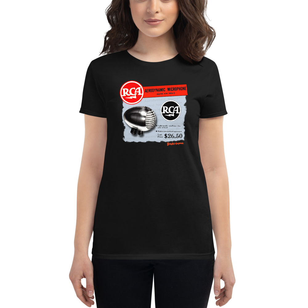 Women's RCA Aerodynamic Microphone T-shirt