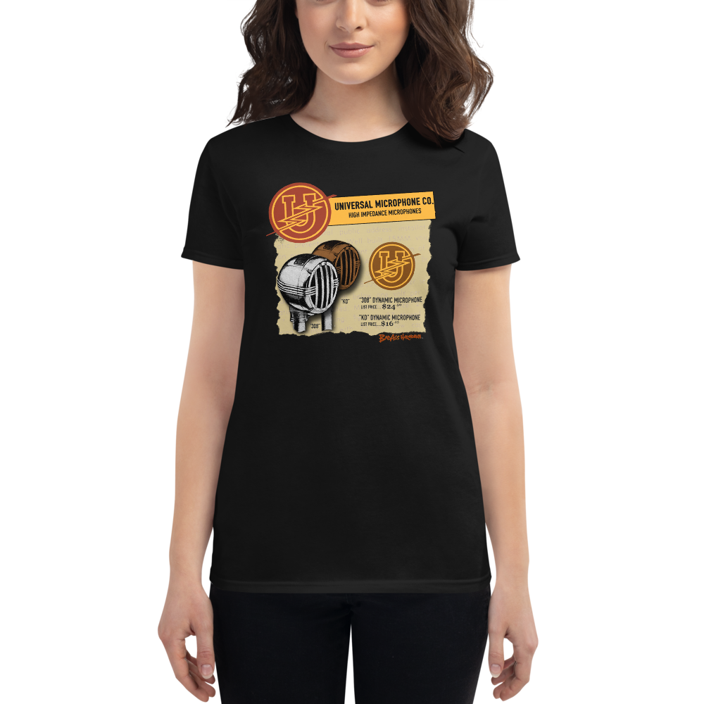 Women's Universal Bullet Microphone T-shirt