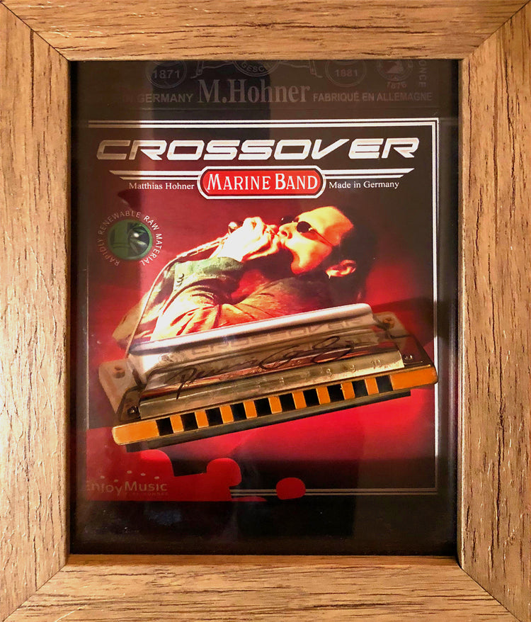 Autographed Personal Harmonica for display