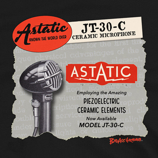 Astatic JT-30-C Bullet Microphone T-shirt