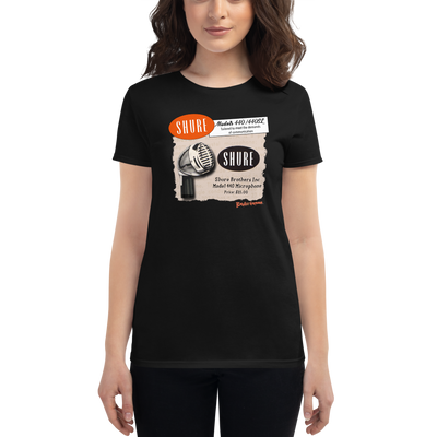 Women's Shure 440 Bullet Microphone T-shirt